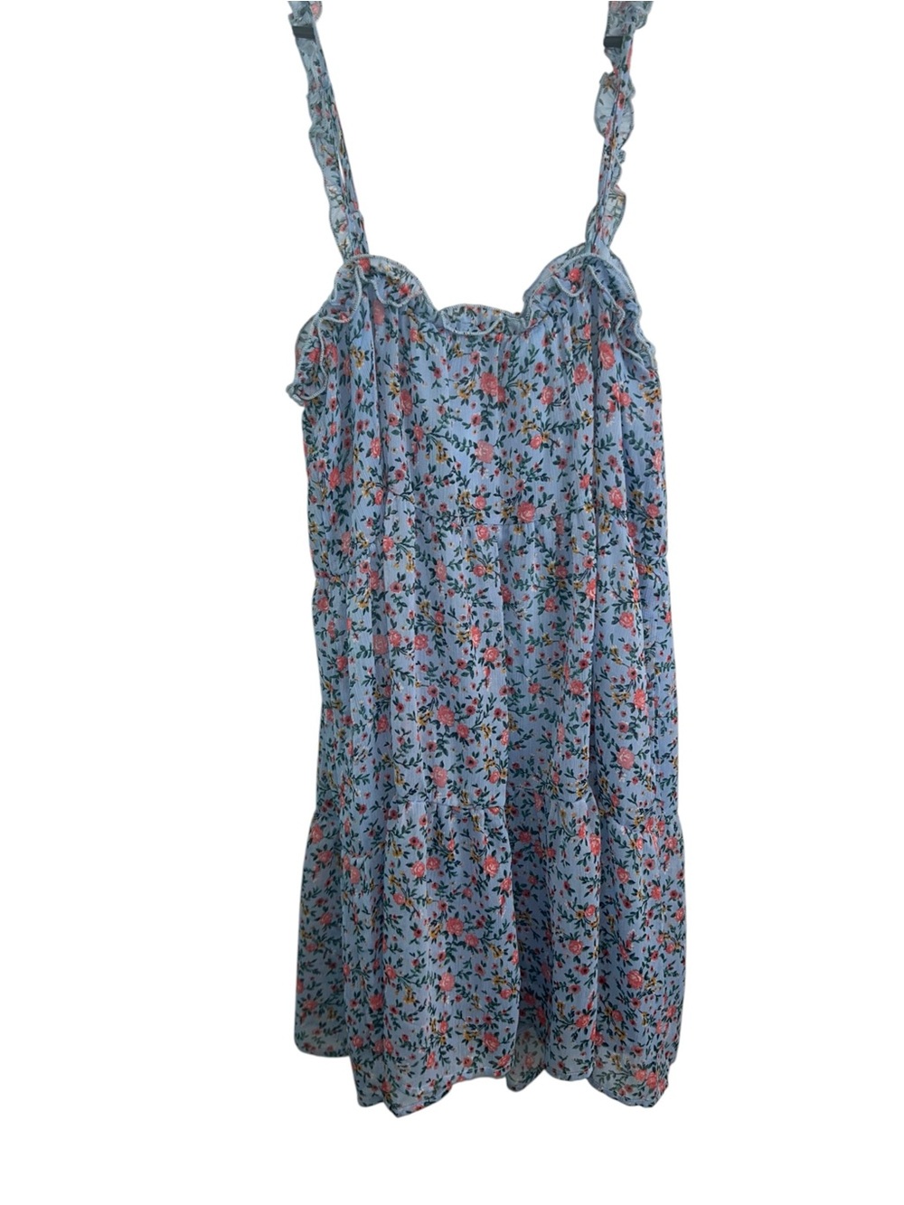 Altar’d State Blue Floral Mini Dress – Size M (NWT) - Picture 4 of 7